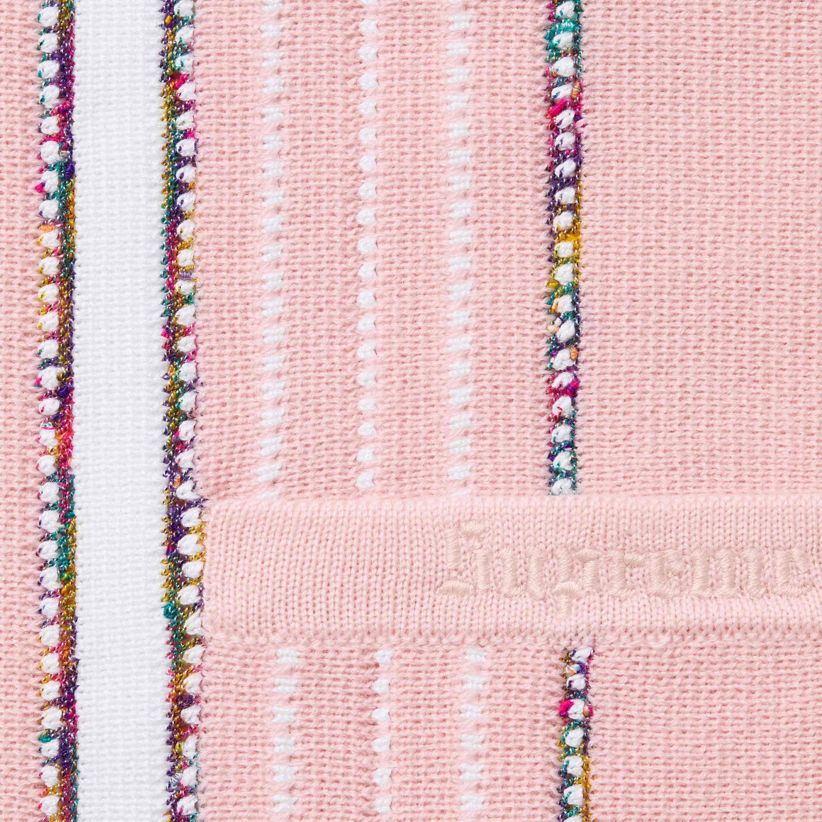Speckle Stripe Zip Up Cardigan view 6